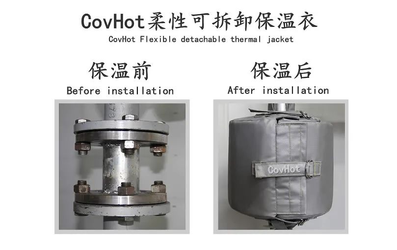 COVHOT?柔性可拆卸式<a href=http://m.sdherongss.cn/e/tags/?tagname=%E4%BF%9D%E6%B8%A9%E8%A1%A3 target=_blank class=infotextkey>保溫衣</a>,蒸汽系統(tǒng)節(jié)能,節(jié)能保溫